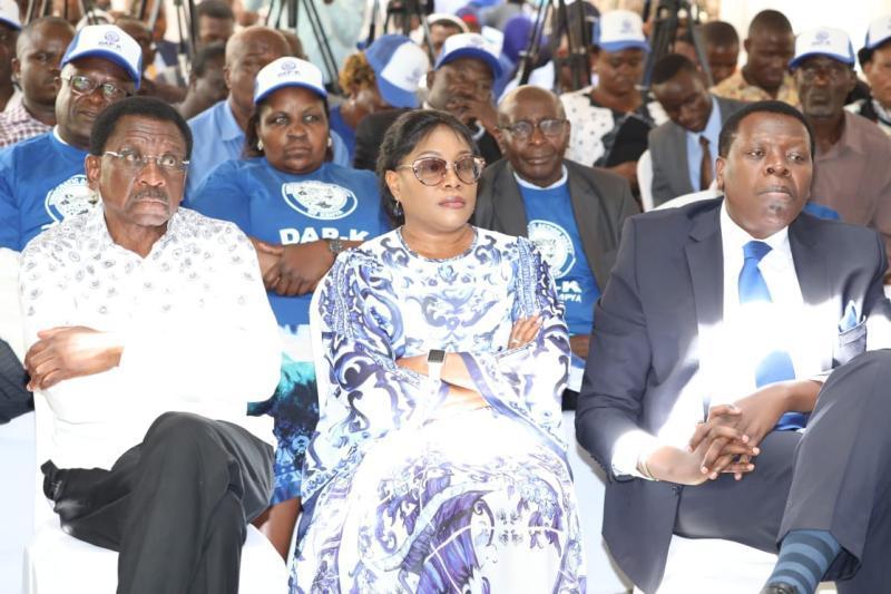 File image of Eugene Waamalwa and his wife,